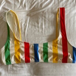 Solid & Striped Elle Bikini Top Large